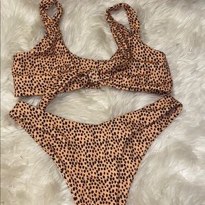 Leopard print zaful bikini
